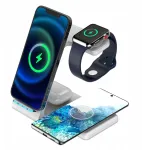 Indukcinis įkroviklis 4 viename, skirtas Magsafe iphone 13 14 15 16 / airpods / watch