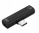 2in1 adapteris Type-c į 3,5 mm lizdą ir kampinį įkrovimą