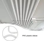Pipe Elbow M16 10 x Pipe Bend 90&deg; elektrinis vamzdis strypas vamzdis tu&scaron;čias vamzdis Pvc instaliacijos kabelių kanalas rūsio sienos lubų montavimo kabelių vamzdis universalus visų tipų 16 mm