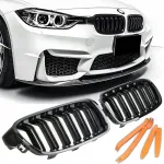 Grilis grotelės Bmw F30 F31 Juodas Blizgus Juodos Prie&scaron;liftinis M Paketas M3 Imitacija