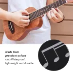 Ukulele krep&scaron;ys, koncertinio ukulele krep&scaron;ys su krep&scaron;iu, reguliuojamas peties dirželis, vandeniui atsparus ukulele krep&scaron;ys naudojimui lauke