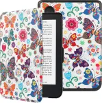 Apsauginis dėklas "butterfly" 6" Tolino Shine 5/kobo Clara Colour