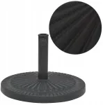 Skėčio pagrindas, apvalus, juodas, 29 kg