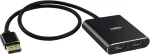 Displayport į dvigubą Hdmi skirstytuvas, 4k 60hz kelių monitorių skirstytuvas, dvigubas monitorius Dp į 2 Hdmi monitorių kompiuteriui, ne&scaron;iojamam kompiuteriui, grafikos plok&scaron;tei, Pc, suderinamas su Windows Mst i&scaron;plėstiniu režimu