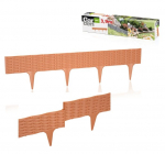 Prosperplast Dekoratyvinė tvorelė L390cm H18.6cm/5vnt. plastikinė/ruda