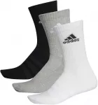 Adidas Kojinės Cush Crw 3pp Juodas Pilkas Baltas