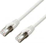 MicroConnect CAT6A S / FTP 5m Baltas LSZH