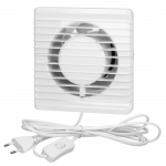 Orno 100mm pavir&scaron;inis vonios ventiliatorius - kabelis su jungikliu