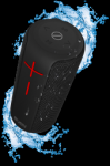 SVEN PS-215, juodas, power output 2x6W (RMS), Atsparus vandeniui (IPx6), TWS, Bluetooth, FM, USB, Micro SD, lithium battery, SV-021535