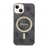 Dėklas Guess GUHMP14SH4STK iPhone 14 6.1" juoda/juodas hardcase 4G MagSafe