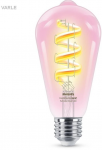Lemputė Wiz Philips Smart WiFi Filament Clear ST64 RGB | E27 | 6,3 W