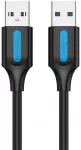 Vention USB 2.0 kabelis Ventiliacija COJBH 2m Juodas PVC