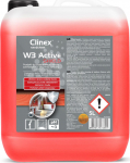 Clinex Vonios tualeto valiklis pa&scaron;alina rūdis, apna&scaron;as, muilo nuosėdas CLINEX W3 Active SHIELD 5L Vonios tualeto valiklis pa&scaron;alina rūdis, apna&scaron;as, muilo nuosėdas CLINEX W3 Active SHIELD 5L