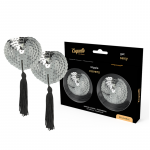 Coquette Accessories Coquette Chic Desire Sidabrinis Nipple Covers - Self-Adhesive, Elegant Design