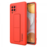Wozinsky Kickstand dėklas skirtas Samsung Galaxy A42 5G, raudonas