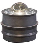 &Scaron;viesą atspindintis stiklinis elementas LUX2, 50 mm (baltas)