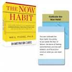 Kiti Prekiniai Zenklai The Now Habit Motivation kortos Tarcher