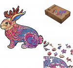 Fantasy Puzzles Jackalope Dėlionė I&scaron; Medžio XL Dydis (600 detalių)