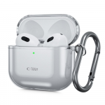 Dėklas Tech-Protect FlexAir Apple AirPods 4 - pilkos spalvos