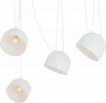 Pakabinamas &scaron;viestuvas Customform Pakabinami &scaron;viestuvai POPO L 4, balti, &Oslash; 23 cm