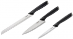Peilių rinkinys Tefal, 3 vnt (UTILITY 12CM, CHEF 15CM, BREAD 20CM)
