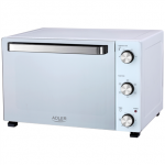 Adler Electric orkaitė | AD 6027 | 48 L | 1800 W | Baltas