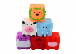 Lean Toys Mink&scaron;ti vonios kubeliai gyvūnų formos