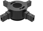 Linijinės sistemos PIPE X formos sujungimas, juodas, K1002145N