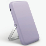 UNIQ Powerbank Hoveo 5000mAh USB-C 20WPD Fast charge Wireless Magnetic liliowy lilac lavender