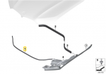BMW Variklio Gaubto Antgalio Apsauga X7 G07 11 2017 12 2019 Originalus 51767495997