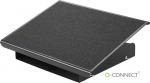 Laikiklis Q-Connect Kojų kėdutė Q-Connect 41,5 x 42,6 cm metalinė juoda