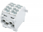 Simet 81505002 Al/Cu paskirstymo blokas SCB 25-2 (80120) SIMBLOCK vienpolis 2x25mm2 pilkas 81505002