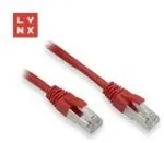 LYNX FTP jungiamasis kabelis Cat5e PVC, CCA, 5m, raudonas