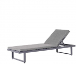 Zvilnis Domoletti CL-23-9 SUN LOUNGER, pelēka krās., 195 cm x 63 cm x 26 cm