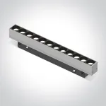 12W LED &scaron;viestuvas į magnetines sistemas MINI/MIDI, baltas, 3000/4000K, 48V, 50&deg; , DALI, 42112AAL/W/V