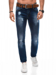 Blue men's jeans p1455 - mėlynas