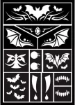 Fiesta Vampyro makiažo &scaron;ablonas