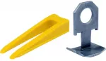 Plytelių lyginimo sistema 1.5 mm, 100 plei&scaron;tų ir 300 spaustukų, keraminėms, porcelianinėms plytelėms