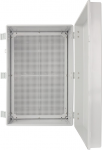 AWB604022 ABS korpusas 600x400x220, atsparus vandeniui su vyriais ir montavimo plok&scaron;te Pulsar