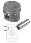Vag Komplekti&scaron;kas Stūmoklis Raudonas Caddy Mk1 Golf Mk2 Jetta Mk2 Passat B2 Originalus 068107065AQ003