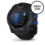 I&scaron;manusis laikrodis Garmin Instinct 3, 50 mm, AMOLED, Juodas su juodu / mėlynu dirželiu