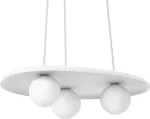Pakabinamas &scaron;viestuvas PLASTER NEST, 3xG9, baltas