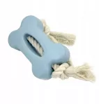 Unizoo Kramtukas &bdquo;Mr. Pretzel&ldquo; su virvele, kaulas, 12 cm