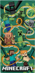 Brandmac Minecraft Funtage Graphic vonios rank&scaron;luostis, paplūdimio rank&scaron;luostis 70x140cm