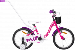Dviratis Tabou Miss ST 18 pink-baltas