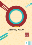 KNYGA &Scaron;viesa Lietuvių kalba. Užra&scaron;ai 3 klasei, 2 dalis (serija &bdquo;TAIP!&ldquo;)