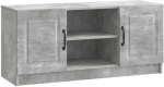 TV staliukas Televizoriaus spintelė Betono pilka 102 x 34,5 x 47 cm