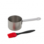 Barbecook | Nerūdijantis plienas saucepot with brush, 10.5 x 7.5 x 23 cm | BC-ACC-7211