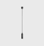 Magnetinės sistemos bėgelio MICRO_LINE pakabinimo elementas, juodas, 1.5m