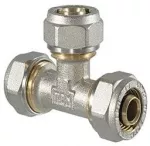 Savelkams trejgabals TDM Brass 1045, 90 &deg;, 26mm, misiņ&scaron;/niķelis